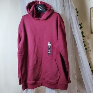 Xersion Activewear Athleisure Pullover Fleece Lined  Hoodie Burgandy Size 2X